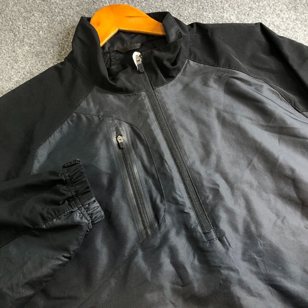 Zero Restriction Jacket Mens Extra Large Black Z500 1/4 Zip Rain Windbreaker